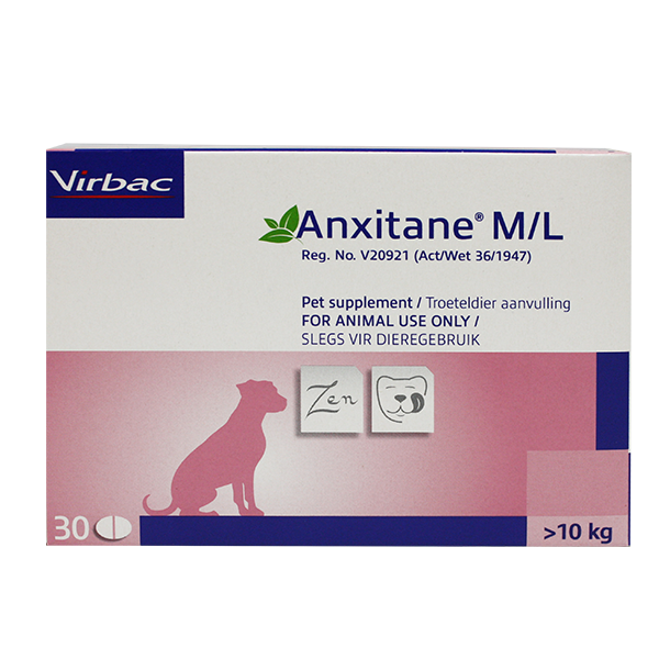 BEHAVIORAL Anxitane® M&L for Dogs Virbac South Africa
